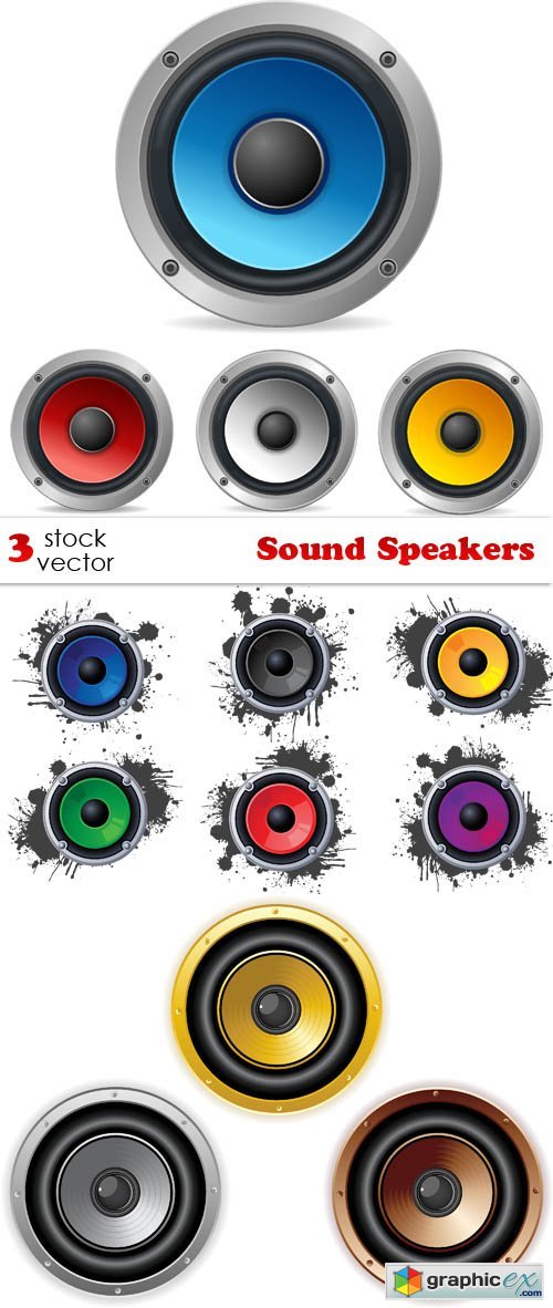 Vectors - Sound Speakers