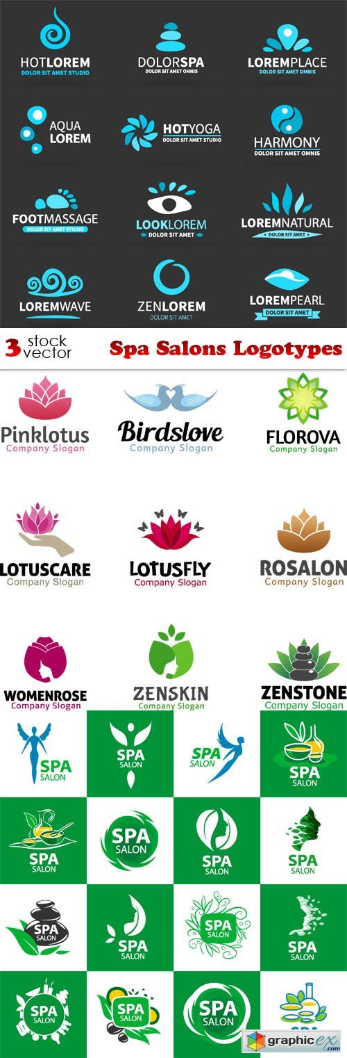 Vectors - Spa Salons Logotypes