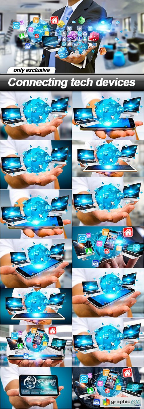 Connecting tech devices - 15 UHQ JPEG
