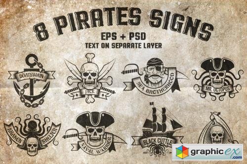 8 Pirates Signs