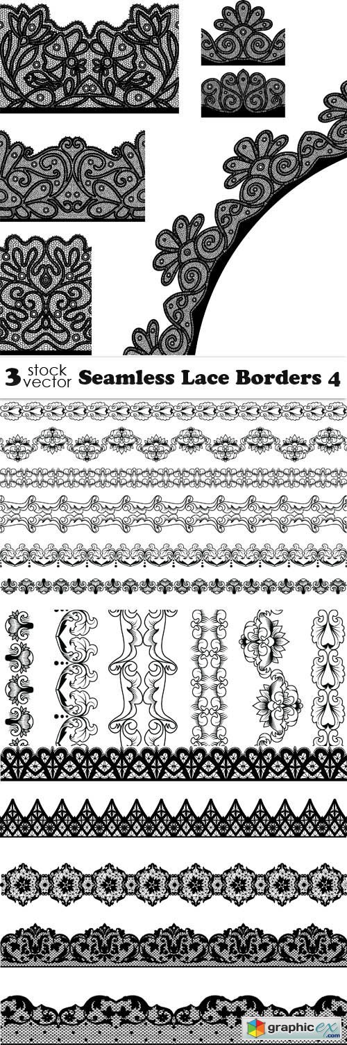 Vectors - Seamless Lace Borders 4