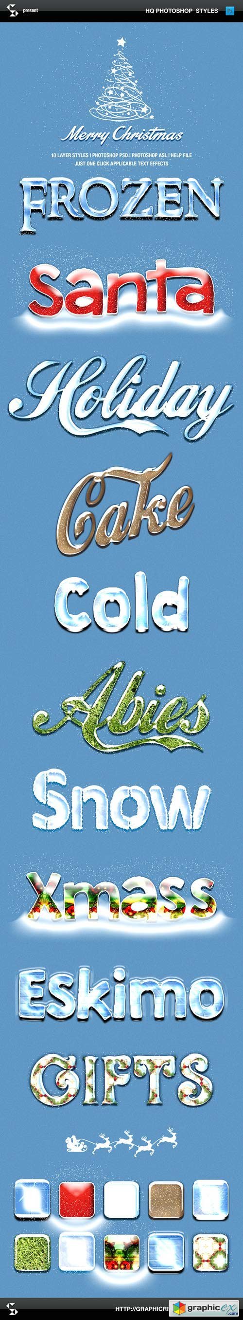 Winter Style Text Effects