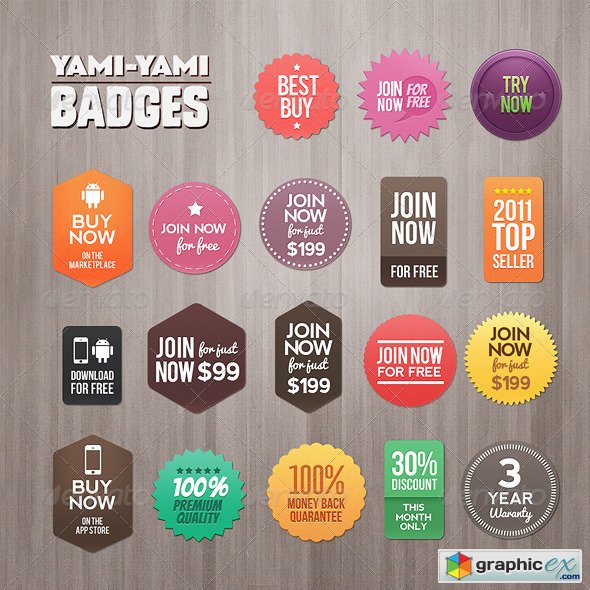 Yami Yami Badges
