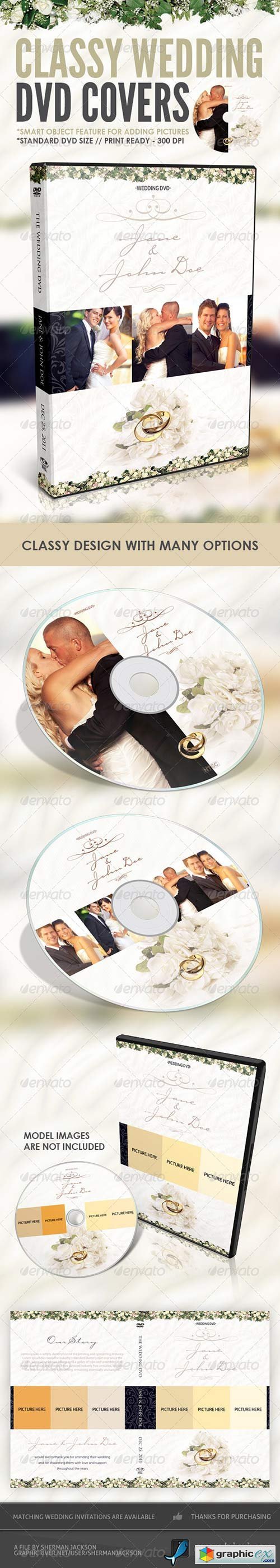 Classy Wedding DVD Covers