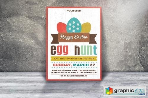 Easter Egg Hunt Party Invitation