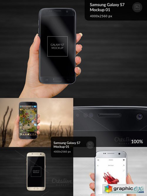 Samsung Galaxy S7 Mockup 1