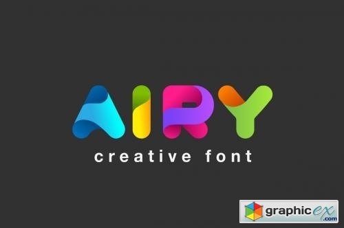 Airy font