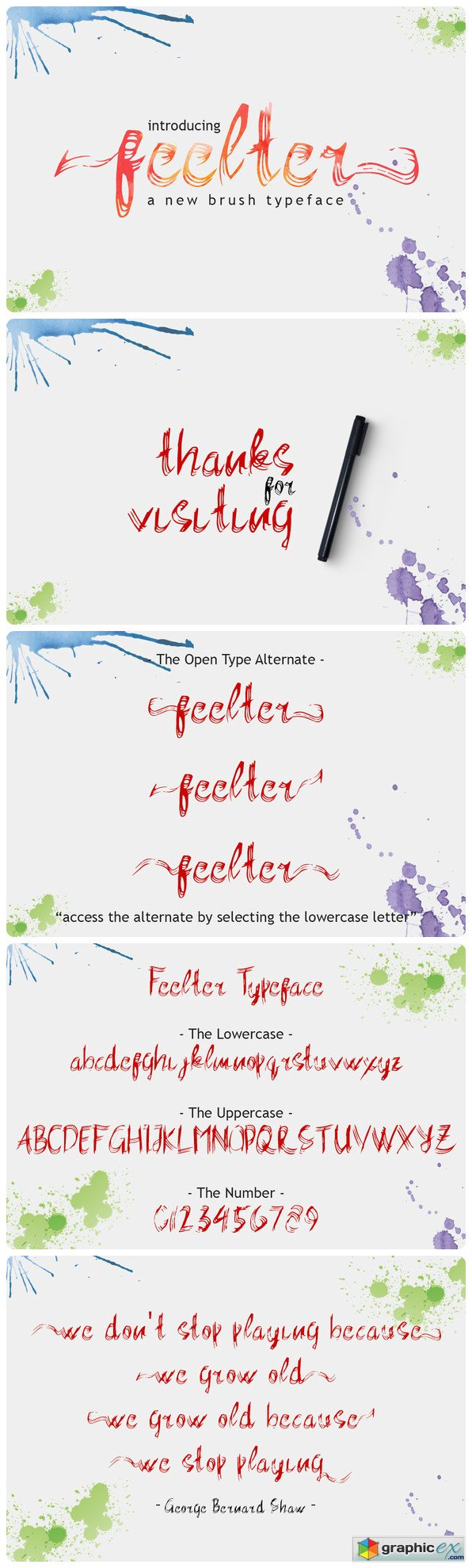 Feelter Typeface