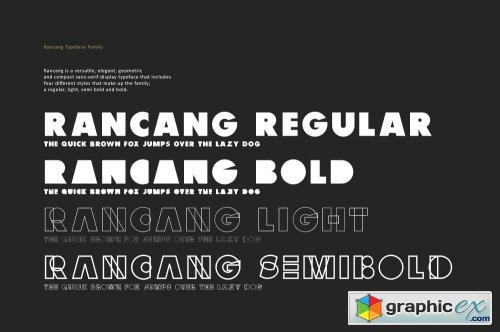 Rancang Typeface