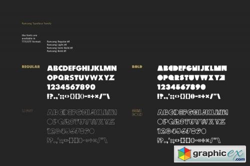 Rancang Typeface