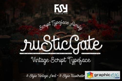 Rustic Gate Vintage Family