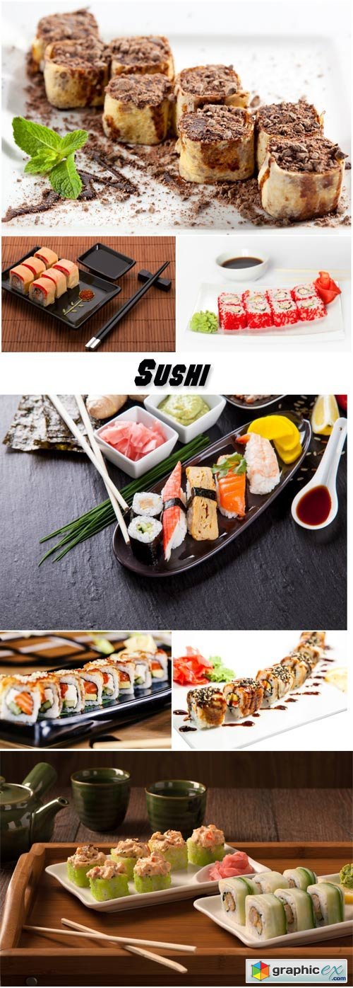 Sushi, dessert maki sushi