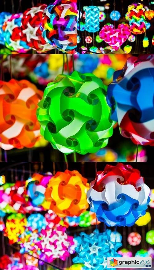 Colorful Lamps in Modern Style