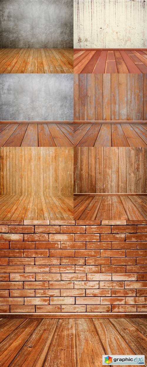 Background With Wood Floor