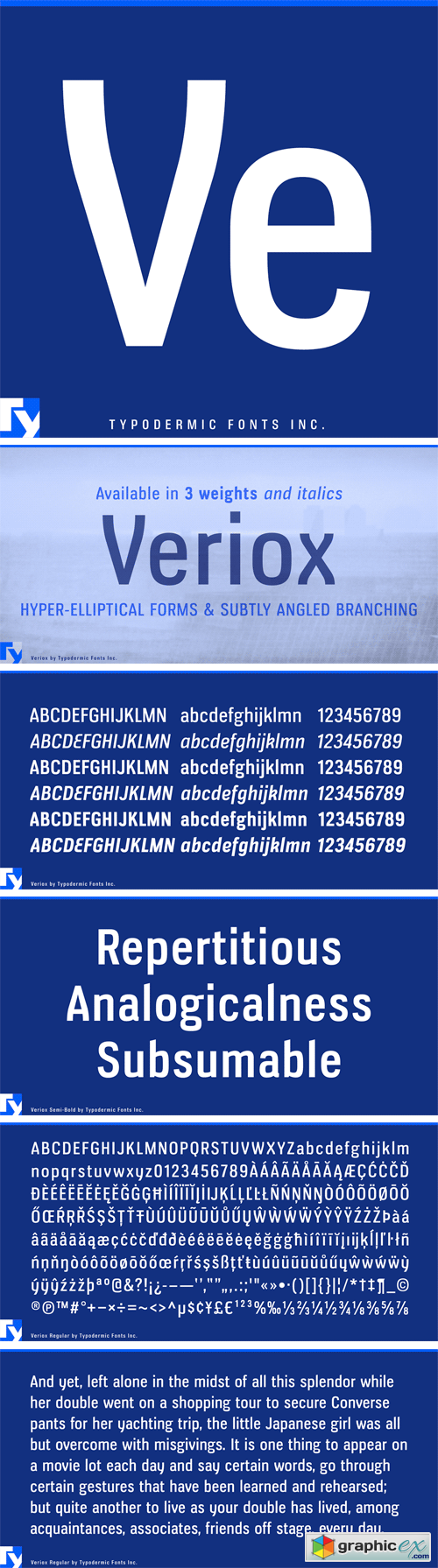 Veriox Font Family