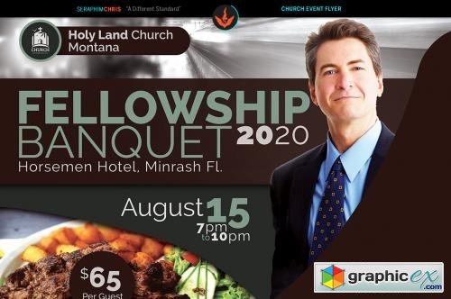 Fellowship Banquet Flyer Template