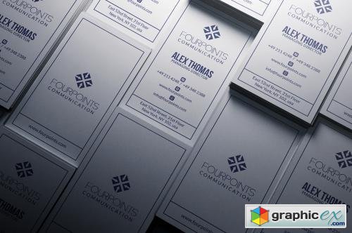 Simple White Business Card 586301