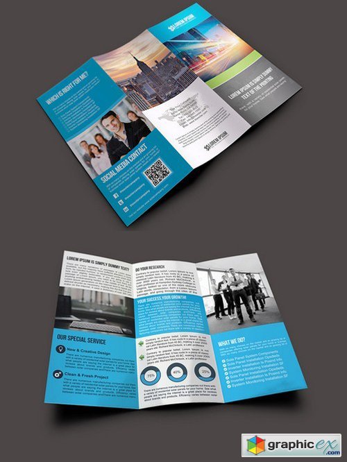 A4 Trifold Business Brochure