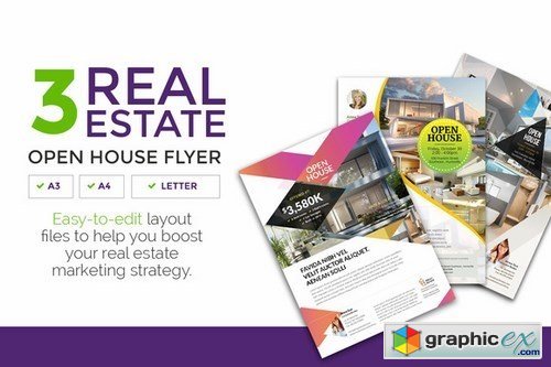 3 Clean Real Estate Flyer Vol 3