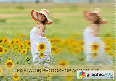 Pixelator - Pixel Photoshop Actions