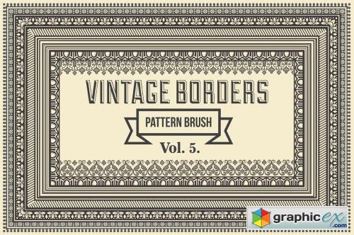 Vintage Borders Pattern Brushes 5