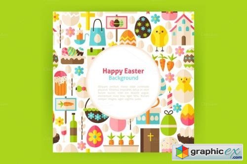 Happy Easter Vector Posters