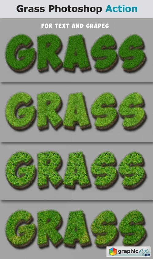 Grass Photoshop Action