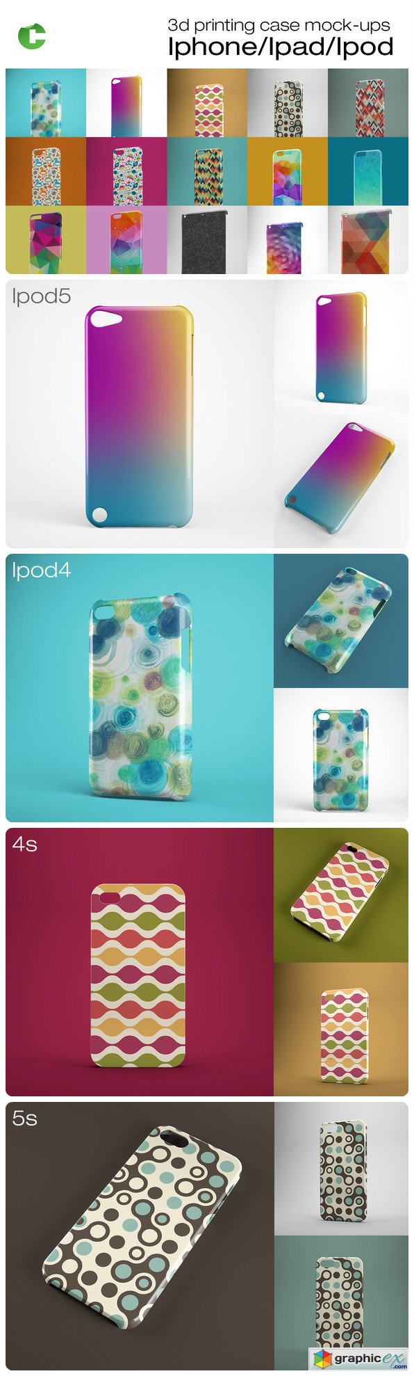 Iphone Ipad Ipod Cases Mock-up