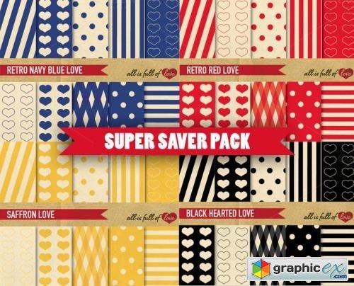 Super Bundle 40 Patterns Kit 4 color