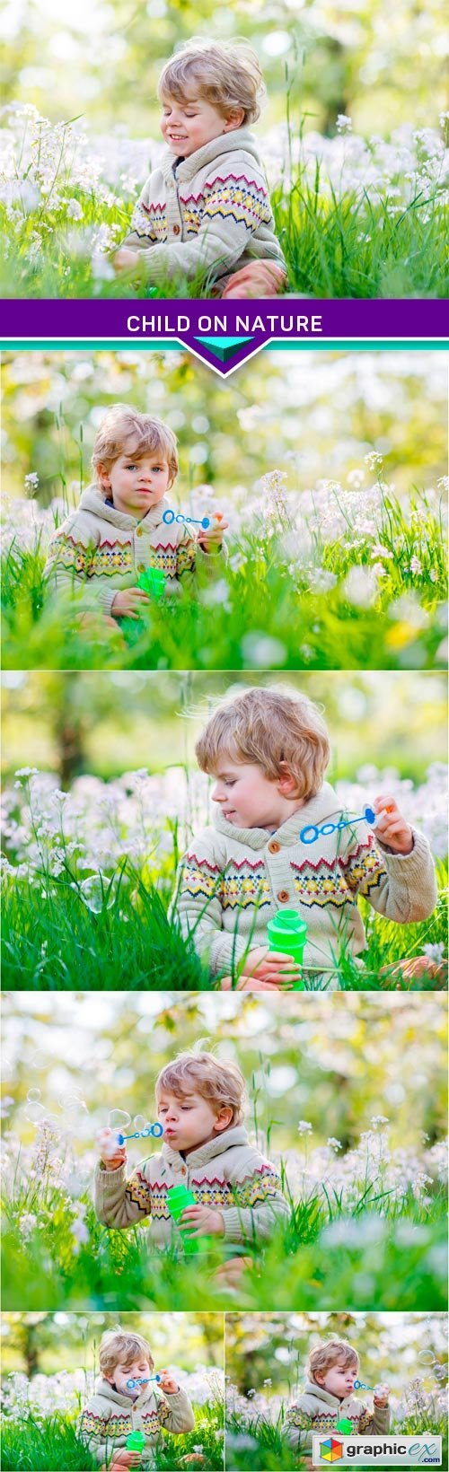 Child on nature 6x JPEG