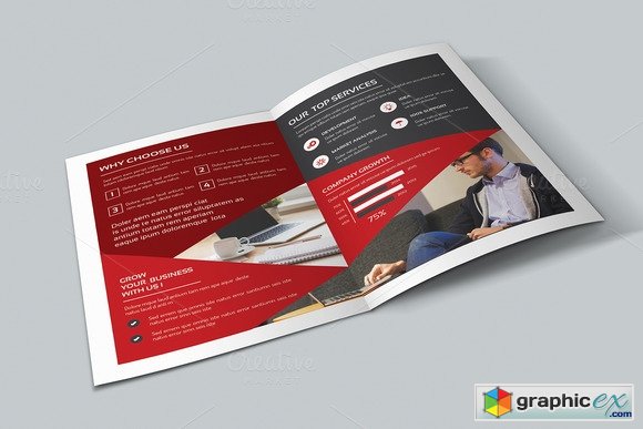 InDesign Corporate Brochure - V454