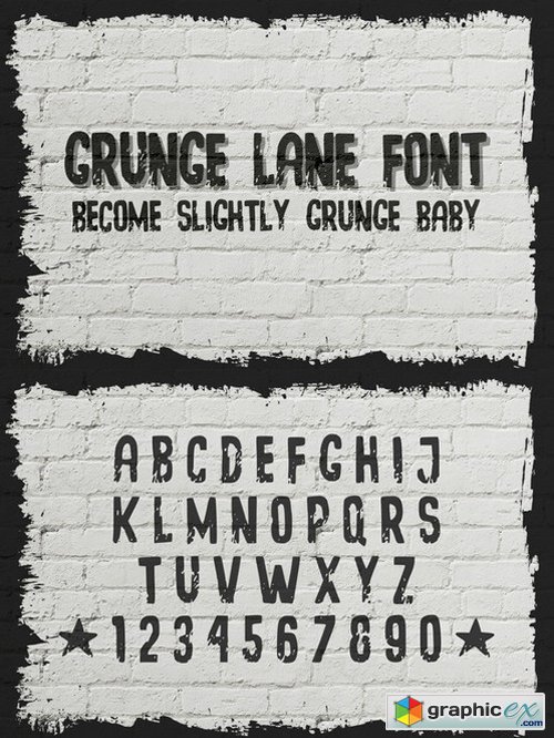 Grunge Lane Font