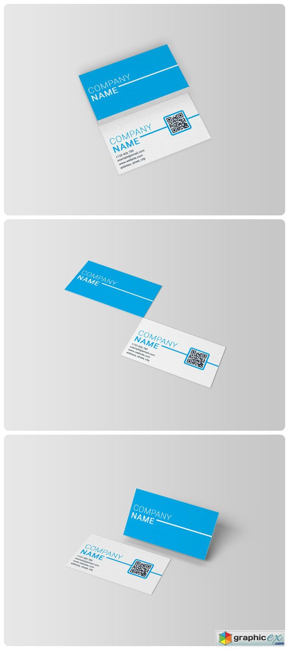 Business Card with a QR code