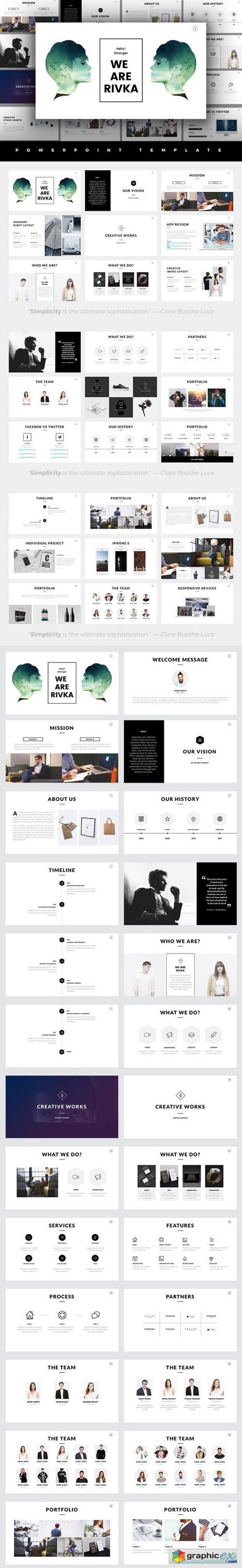 Rivka Minimal Powerpoint Template