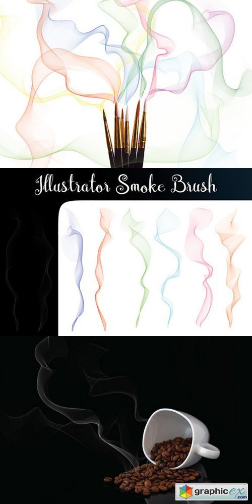 free download smoke brushes illustrator