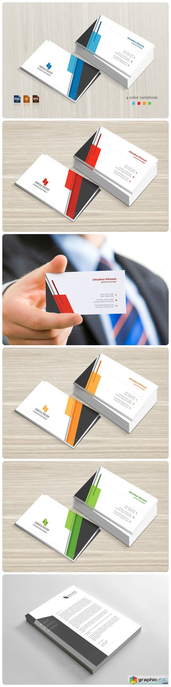 Corporate Business Card 609177