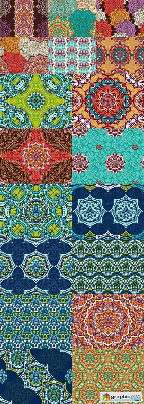 Seamless Pattern - Vintage Decorative Elements 1