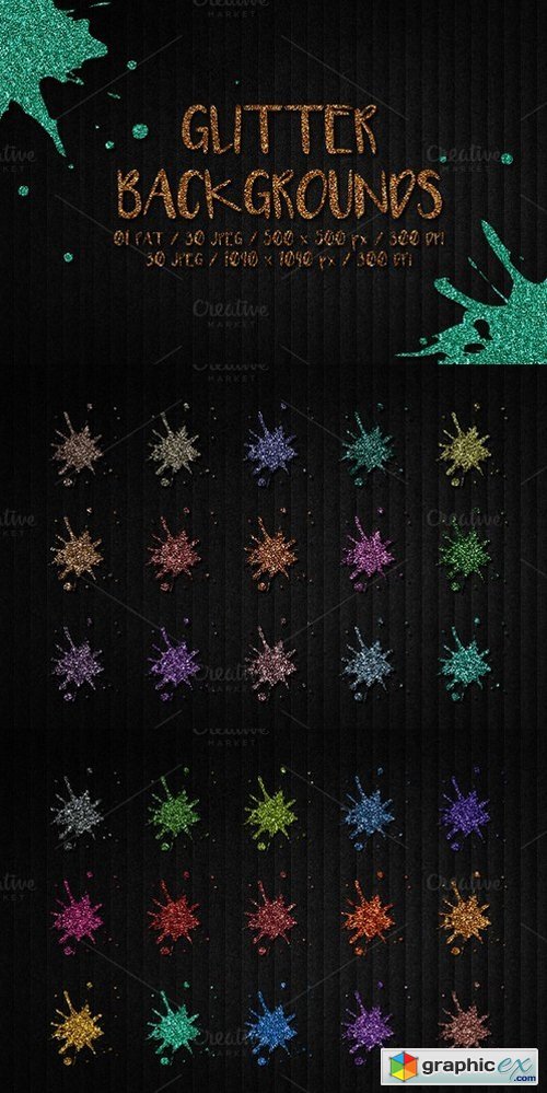 30 Glitter Patterns