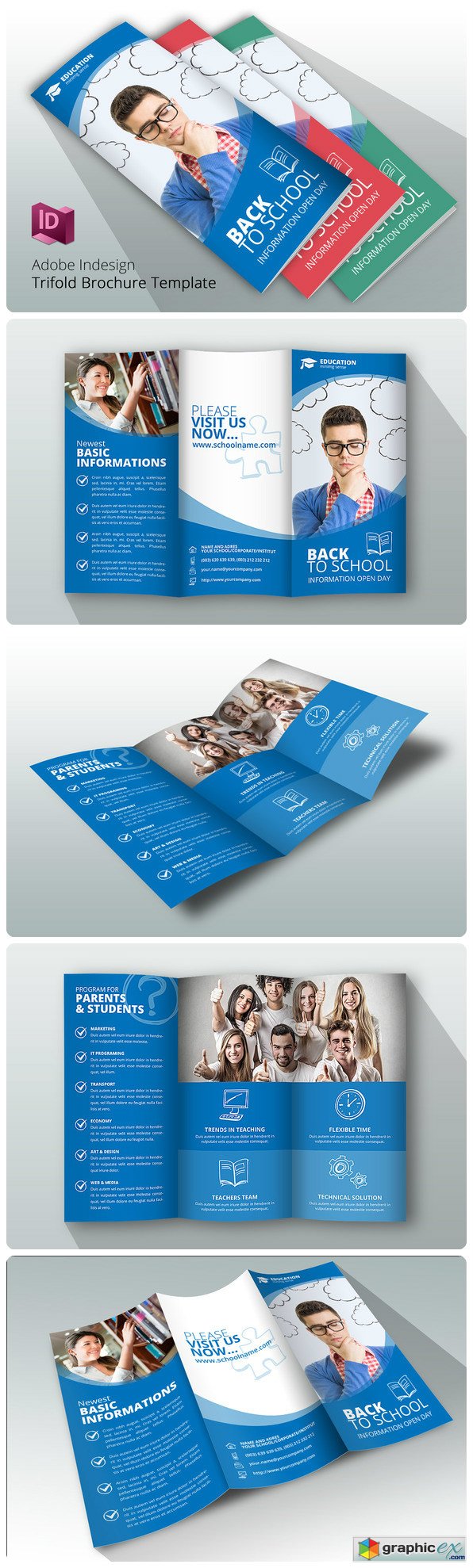 Trifold Back to School Brochure