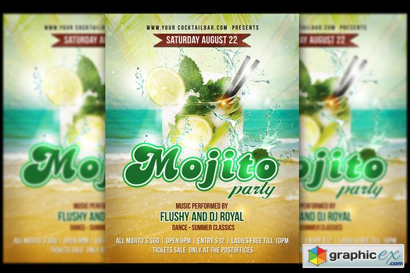 Mojito Party Flyer