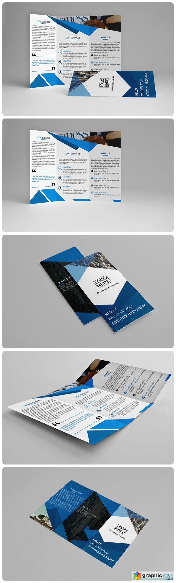 Business Trifold Brochure Template 624333