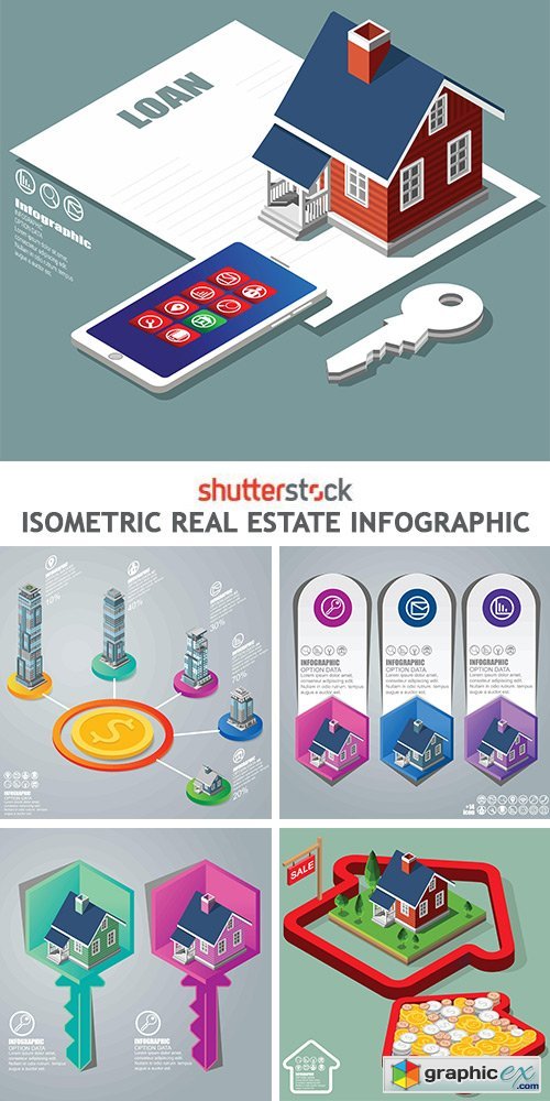 Isometric Real Estate Infographic