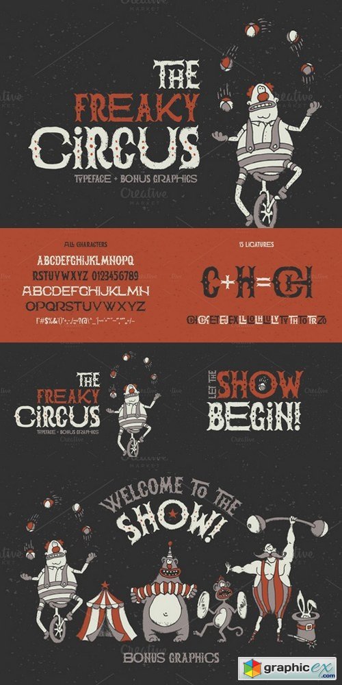 The Freaky Circus font