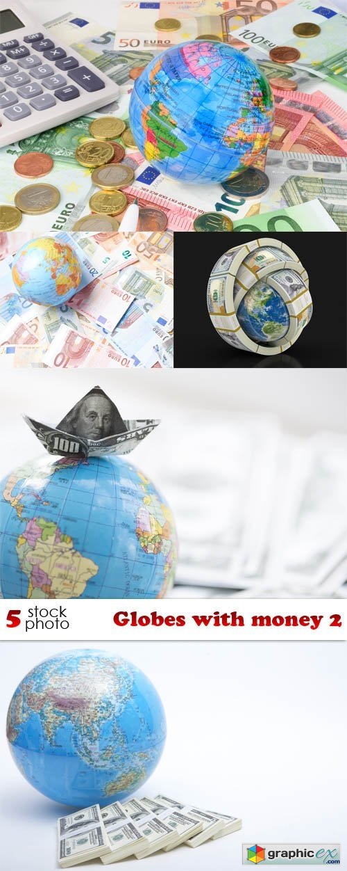 Photos - Globes with money 2