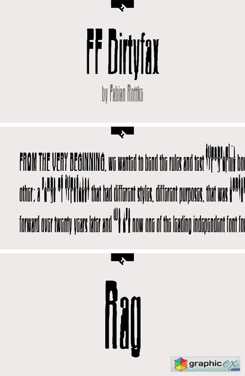 FF Dirtyfax Font Family
