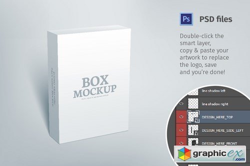 Download Software Packaging Box Mockup Free Download Vector Stock Image Photoshop Icon