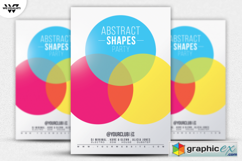 MINIMAL SHAPES Flyer Template