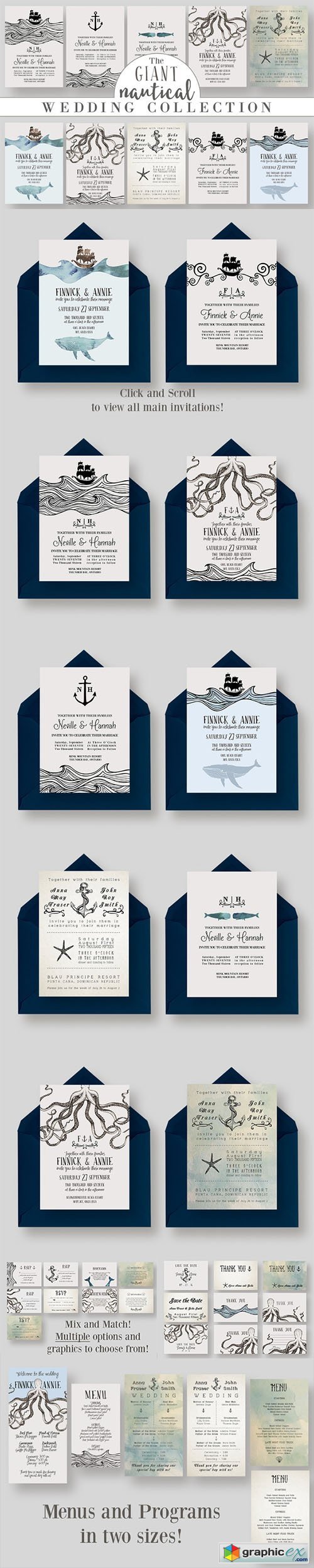 GIANT Nautical Wedding Collection