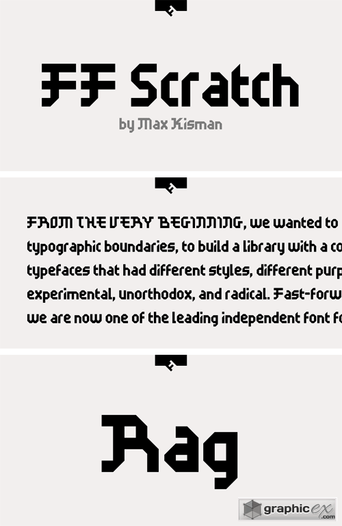 FF Scratch Font Family