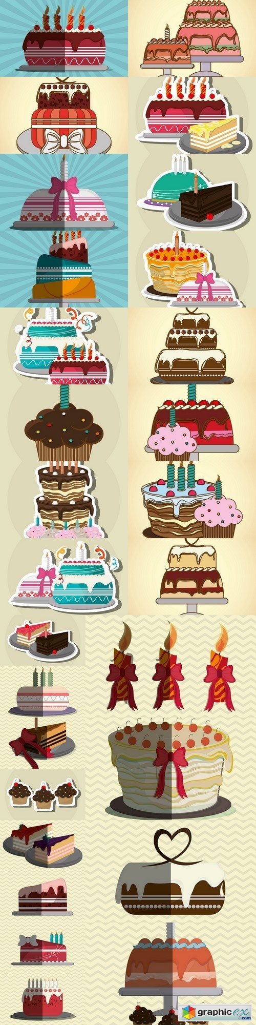Cake icon design